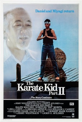 The Karate Kid, Part II movie posters (1986) pillow