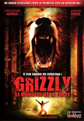 Grizzly movie posters (1976) canvas poster