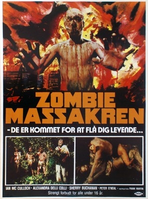 Zombi Holocaust movie posters (1980) canvas poster