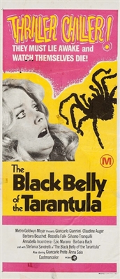 Tarantola dal ventre nero, La movie posters (1971) canvas poster