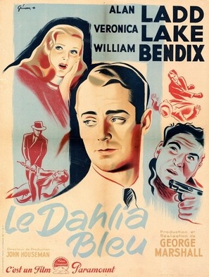 The Blue Dahlia movie posters (1946) canvas poster