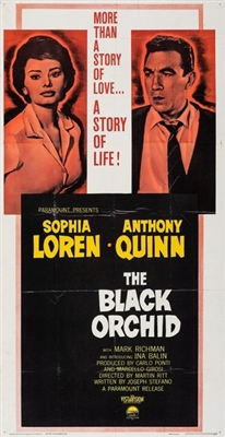 The Black Orchid movie posters (1958) wood print
