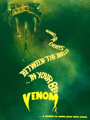 Venom movie posters (1981) poster with hanger