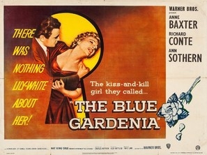 The Blue Gardenia movie posters (1953) metal framed poster
