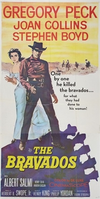The Bravados movie posters (1958) wood print