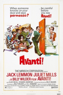 Avanti! movie poster (1972) mug