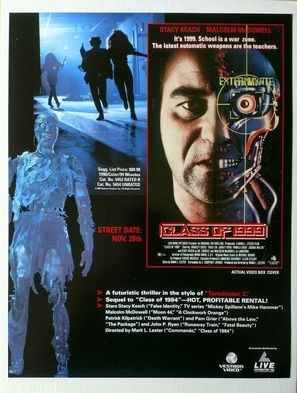 Class of 1999 movie posters (1990) wood print