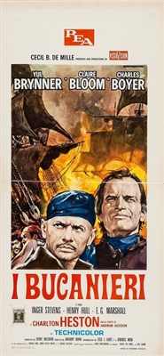 The Buccaneer movie posters (1958) Poster MOV_1856958