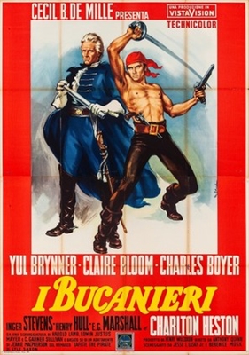 The Buccaneer movie posters (1958) puzzle MOV_1856959