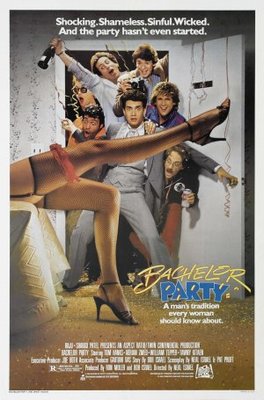 Bachelor Party movie poster (1984) poster with hanger