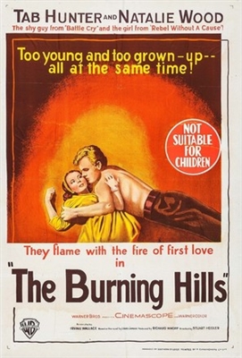 The Burning Hills movie posters (1956) hoodie