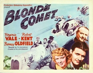 Blonde Comet movie posters (1941) wooden framed poster