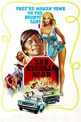 Bad Georgia Road movie posters (1977) wood print