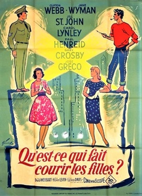Holiday for Lovers movie posters (1959) poster with hanger