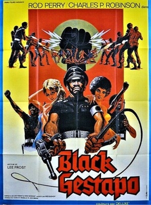 The Black Gestapo movie posters (1975) metal framed poster