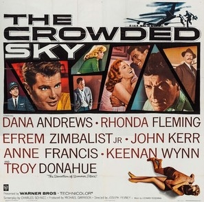 The Crowded Sky movie posters (1960) canvas poster