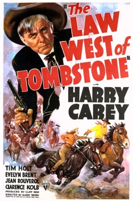 The Law West of Tombstone movie posters (1938) mug