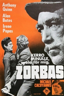 Alexis Zorbas movie posters (1964) wood print
