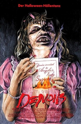 Night of the Demons movie posters (1988) wooden framed poster