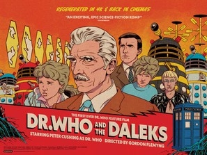 Dr. Who and the Daleks movie posters (1965) sweatshirt