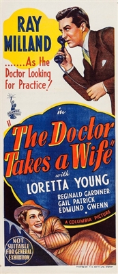 The Doctor Takes a Wife movie posters (1940) mug