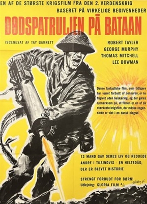 Bataan movie posters (1943) tote bag