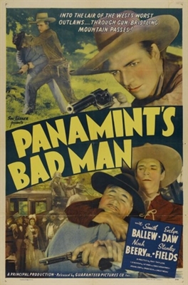Panamint's Bad Man movie posters (1938) wood print
