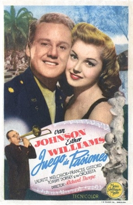 Thrill of a Romance movie posters (1945) wood print