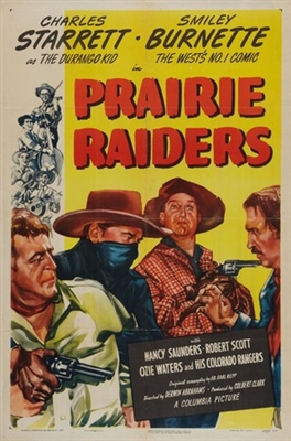 Prairie Raiders movie posters (1947) wooden framed poster