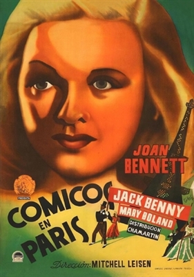 Artists and Models Abroad movie posters (1938) poster with hanger