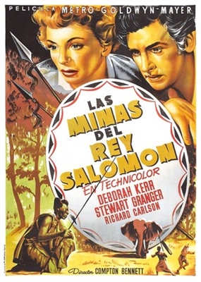 King Solomon's Mines movie posters (1950) wood print
