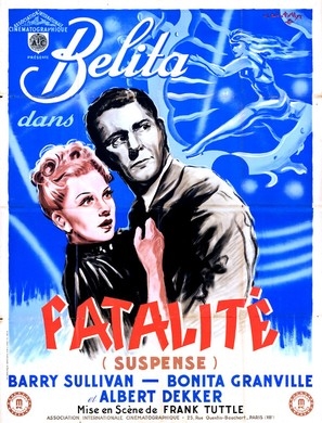 Suspense movie posters (1946) canvas poster