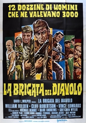 The Devil's Brigade movie posters (1968) wood print