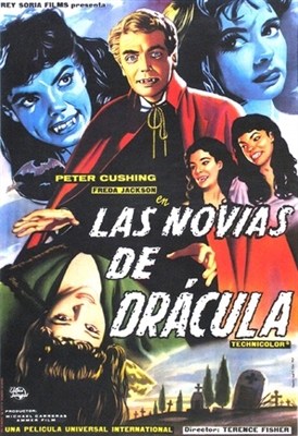 The Brides of Dracula movie posters (1960) wood print