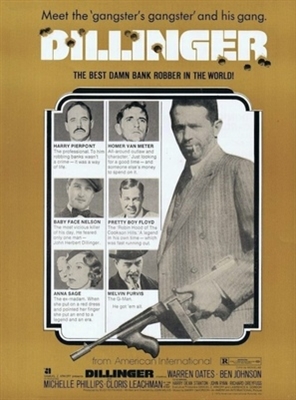 Dillinger movie posters (1973) poster with hanger
