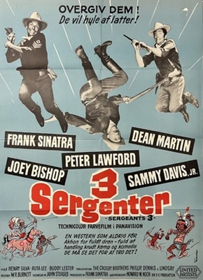 Sergeants 3 movie posters (1962) sweatshirt