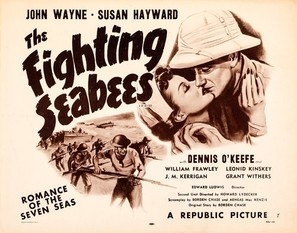 The Fighting Seabees movie posters (1944) tote bag