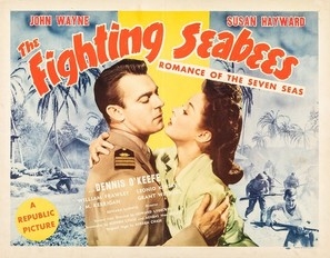 The Fighting Seabees movie posters (1944) poster with hanger
