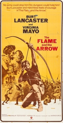 The Flame and the Arrow movie posters (1950) pillow