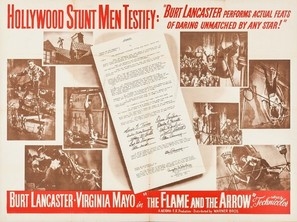 The Flame and the Arrow movie posters (1950) metal framed poster