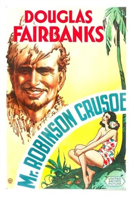 Mr. Robinson Crusoe movie posters (1932) wooden framed poster