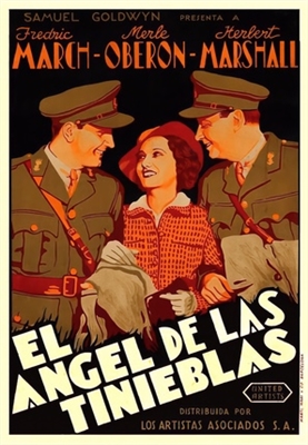 The Dark Angel movie posters (1935) wood print