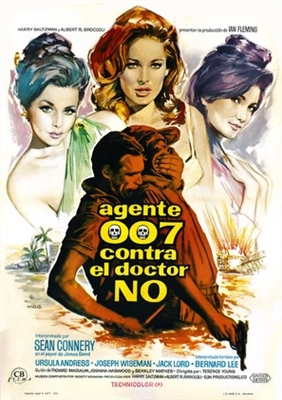 Dr. No movie posters (1962) metal framed poster