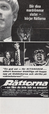 Willard movie posters (1971) pillow