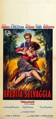 Wild Heritage movie posters (1958) wood print