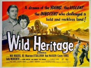 Wild Heritage movie posters (1958) metal framed poster