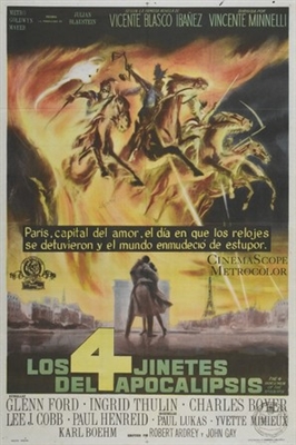 The Four Horsemen of the Apocalypse movie posters (1962) pillow