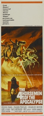 The Four Horsemen of the Apocalypse movie posters (1962) poster with hanger