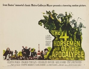 The Four Horsemen of the Apocalypse movie posters (1962) wood print