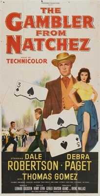 The Gambler from Natchez movie posters (1954) canvas poster